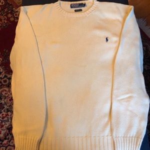 Pale yellow Ralph Lauren knit sweater
